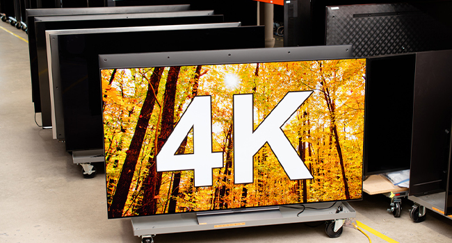 ابر قدرت های تولید کننده تلویزیون 4K 